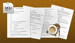 surat perjanjian kerjasama buku tahunan sekolah by rkcreative