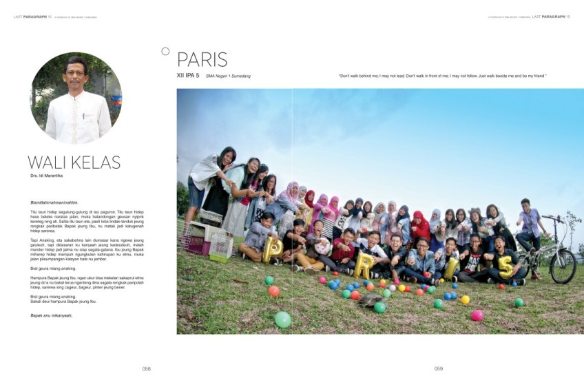 design buku tahunan siswa by percetakan RK Creative