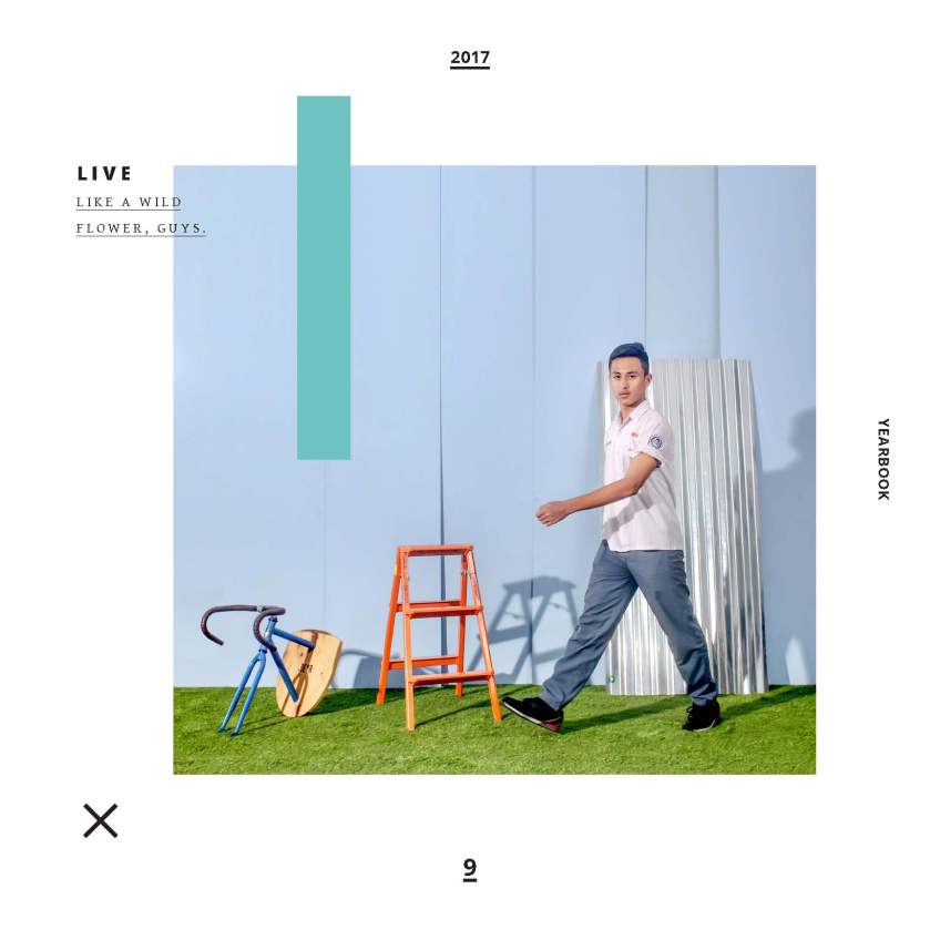 layout dan design album kenangan sekolah