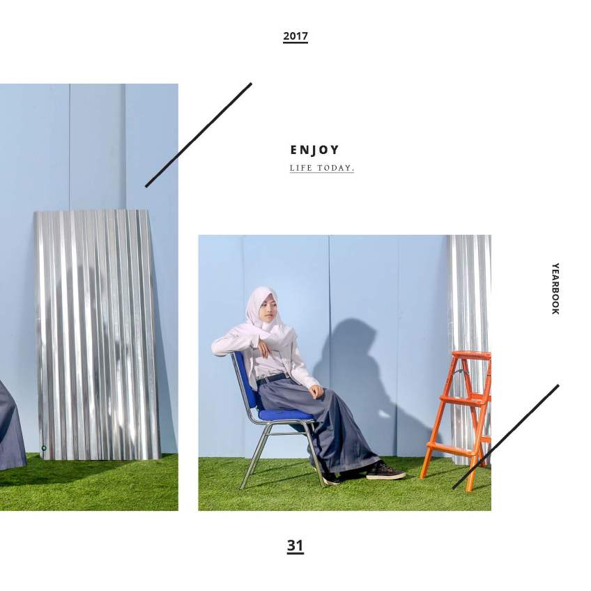 konsep foto buku tahunan sekolah