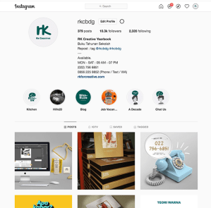 sample buku tahunan produk dan design dari RK Creative bandung